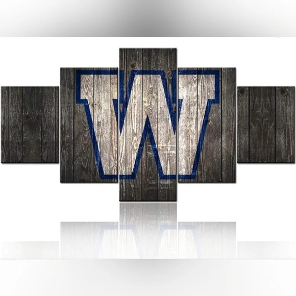 5  Panel CFL Winnipeg Blue Bombers Canvas - Picture 1 of 7